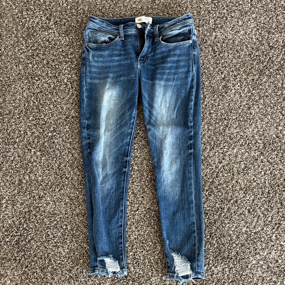BKE Stella Mid-Rise Ankle Skinny
